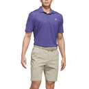 adidas Ultimate365 Mesh Tango Print Climacool Polo Shirt - Dusky Petrol/Lucid Pink