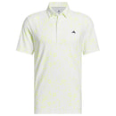 adidas Ultimate365+ Climacool Butterspun Mighty Blossom Print Polo Shirt - Frozen Lemon