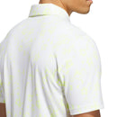 adidas Ultimate365+ Climacool Butterspun Mighty Blossom Print Polo Shirt - Frozen Lemon