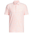 adidas Ultimate365+ Climacool Butterspun Mighty Blossom Print Polo Shirt - Distilled Pink