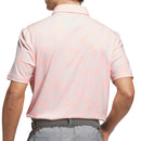 adidas Ultimate365+ Climacool Butterspun Mighty Blossom Print Polo Shirt - Distilled Pink