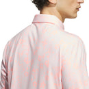 adidas Ultimate365+ Climacool Butterspun Mighty Blossom Print Polo Shirt - Distilled Pink