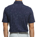 adidas Ultimate365+ Climacool Butterspun Mighty Blossom Print Polo Shirt - Collegiate Navy