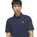 adidas Ultimate365+ Climacool Butterspun Mighty Blossom Print Polo Shirt - Collegiate Navy