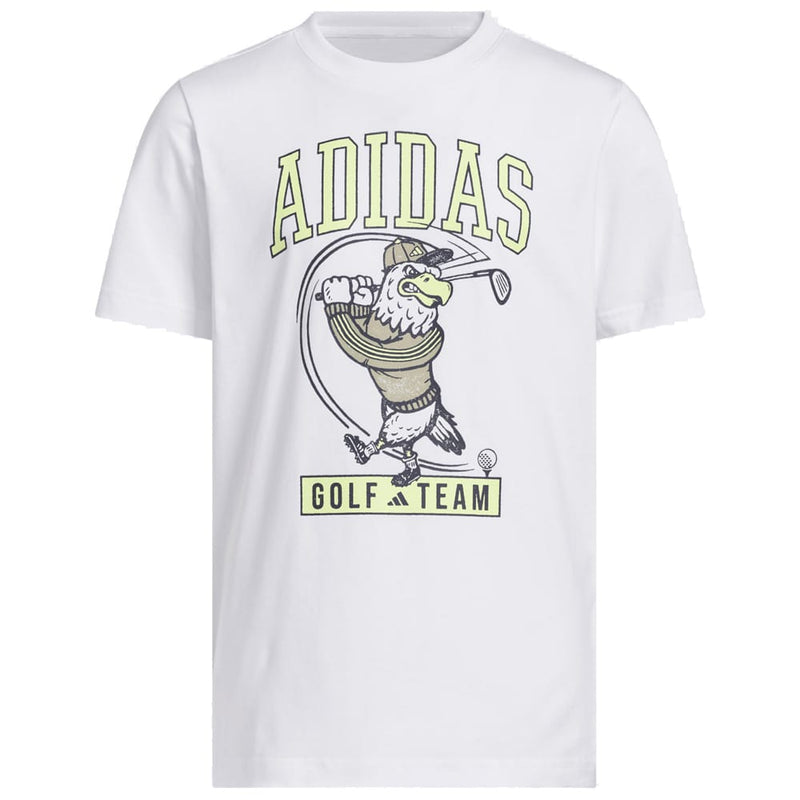 adidas Youth Mascot T-Shirt - White