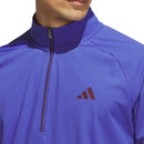 adidas Ultimate365 Durable Water Repellent Wind Quarter-Zip - Dual Indigo/Maroon
