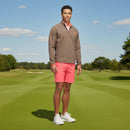 adidas Ultimate365 Durable Water Repellent Wind Quarter-Zip - Khaki Six/Solar Turbo
