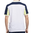 adidas Beyond The Course Vent Twistknit Polo Shirt - White/Frozen Lemon