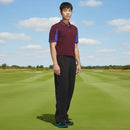 adidas Beyond The Course Vent Twistknit Polo Shirt - Maroon/Dual Indigo