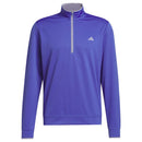 adidas UPF Lightweight 1/4 Zip Pullover - Dual Indigo