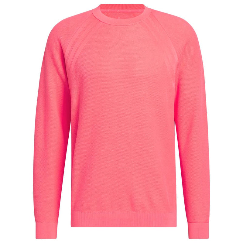 adidas Ultimate365 Tour Knit Crewneck - Pure Turbo