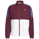 adidas Beyond The Course Windbreaker - White/Maroon