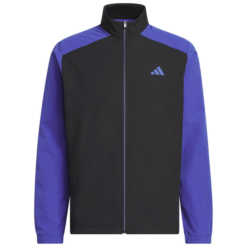 adidas Ultimate365 Wind Woven Full-Zip Sweatshirt - Dual Indigo/Black