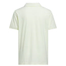 adidas Youth Climacool Striped Polo Shirt - Solar Lemon/White