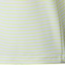 adidas Youth Climacool Striped Polo Shirt - Solar Lemon/White