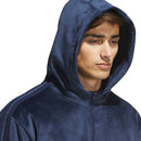 adidas Beyond The Course Cozy Half-Zip Loose Fit Hoodie - Collegiate Navy