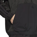 adidas Beyond The Course Cozy Half-Zip Loose Fit Hoodie - Black