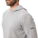 Oscar Jacobson Kennedy Lightweight Knitted Hoodie - Pewter Marl