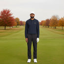 Lyle & Scott Golf Long Sleeve Polo Shirt - Dark Navy