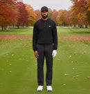 Lyle & Scott Golf Long Sleeve Polo Shirt - Jet Black