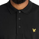 Lyle & Scott Golf Long Sleeve Polo Shirt - Jet Black