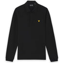 Lyle & Scott Golf Long Sleeve Polo Shirt - Jet Black