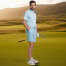 Ping Langford Polo Shirt - Baltic Sea/White