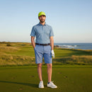 Ping Langford Polo Shirt - Bright Cobalt/Lime