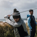 Galvin Green Leighton Interface-1 Beanie - Black/Forged Iron/White