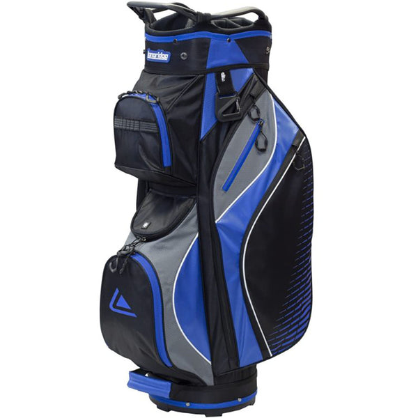 Longridge Deluxe Lite Cart Bag - Black/Charcoal/Blue