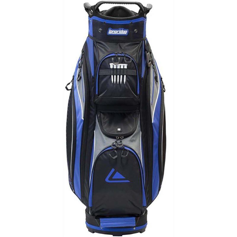 Longridge Deluxe Lite Cart Bag - Black/Charcoal/Blue