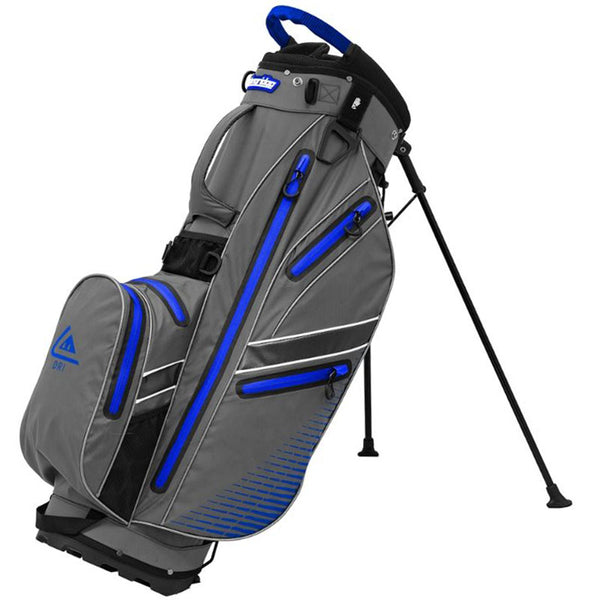 Longridge Elements Waterproof Stand Bag - Grey/Royal Blue