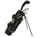 Ben Sayers M1i Junior 5-Piece Stand Bag Package Set - Black/Grey - (Ages 9-11)