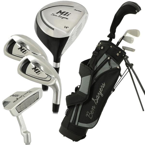 Ben Sayers M1i Junior 5-Piece Stand Bag Package Set - Black/Grey