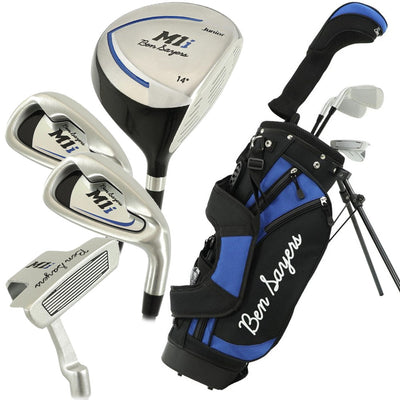 Ben Sayers M1i Junior 5-Piece Stand Bag Package Set - Black/Blue - (Ages 9-11)