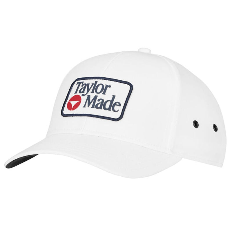 TaylorMade Newport Stock Metal Eyelet Cap - White