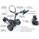 Motocaddy M5 DHC GPS Electric Trolley - Black/Blue - 2026