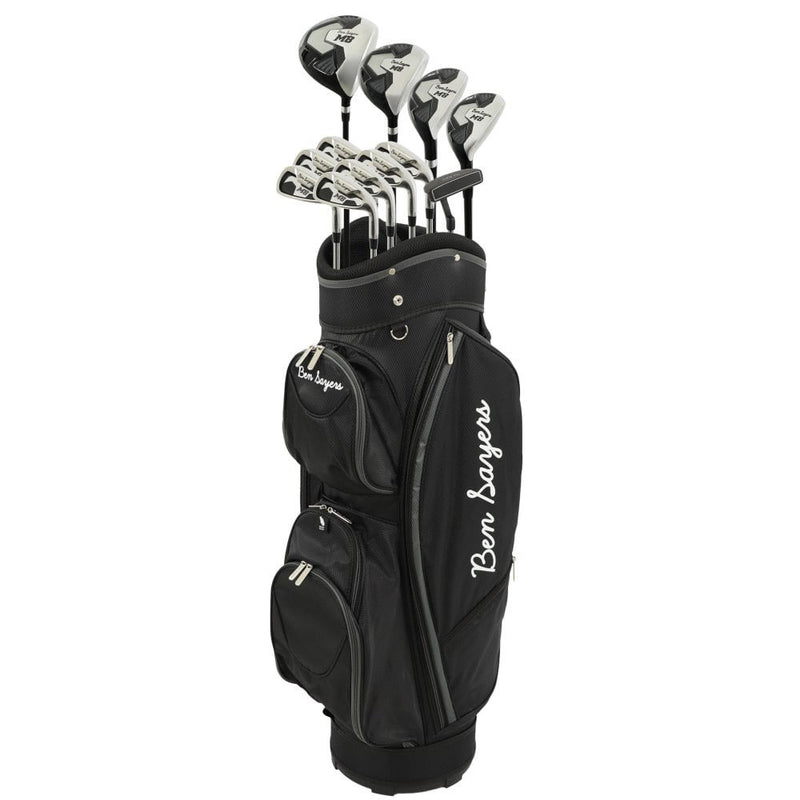 Ben Sayers M8 13-Piece Cart Bag Package Set - Black/Grey - Steel