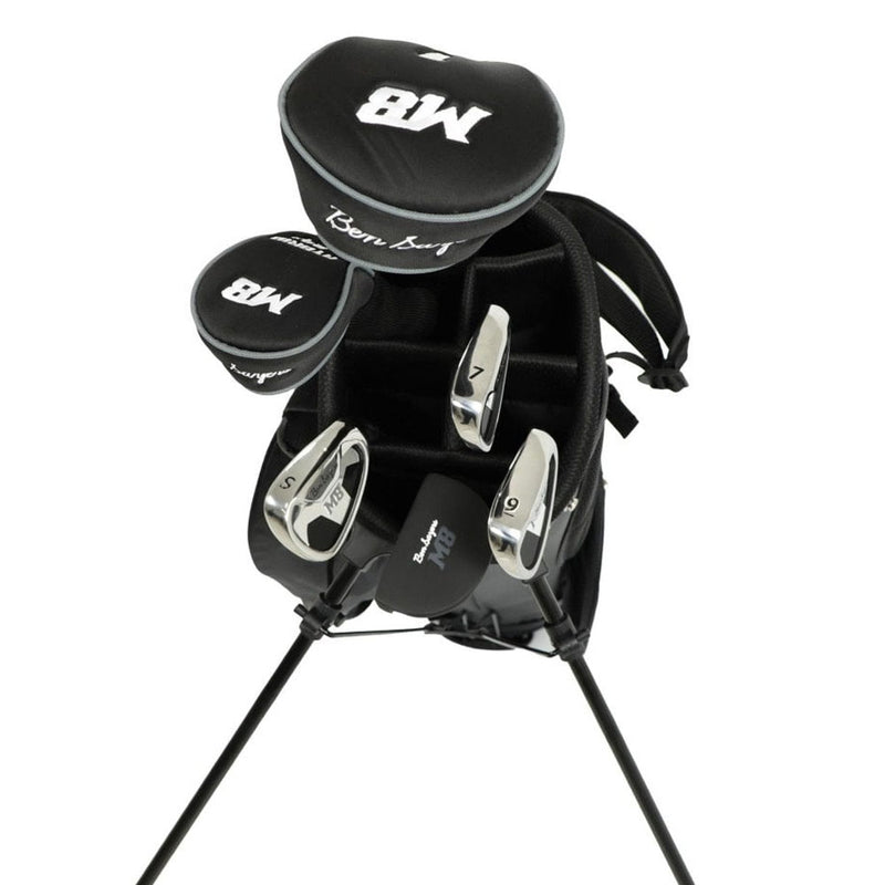 Ben Sayers M8 7-Piece Ladies/Youth Stand Bag Package Set - Black/Grey - Graphite