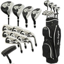Ben Sayers M8 13-Piece Cart Bag Package Set - Black/White - Ladies/Youth