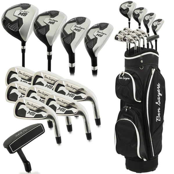 Ben Sayers M8 13-Piece Cart Bag Package Set - Black/White - Ladies