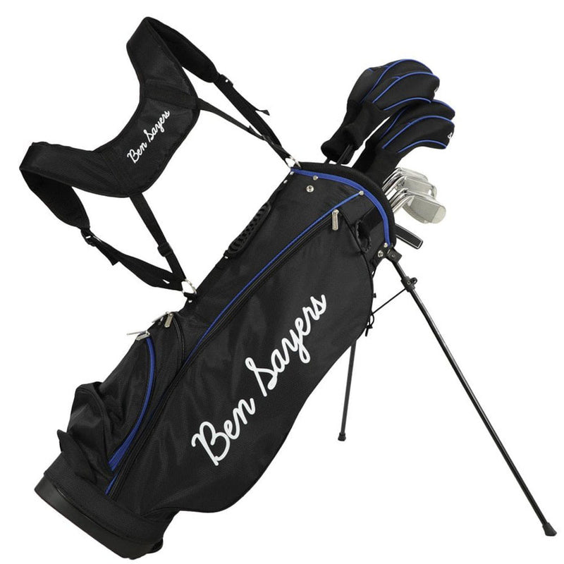 Ben Sayers M8 13-Piece Stand Bag Package Set - Black/Blue - Steel