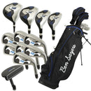 Ben Sayers M8 13-Piece Stand Bag Package Set - Black/Blue - Graphite