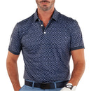 Galvin Green Manuel Polo Shirt - Navy/White