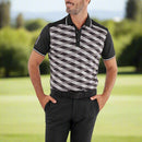 Galvin Green Marlon Polo Shirt - Black/Sharkskin