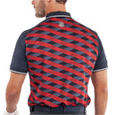 Galvin Green Marlon Polo Shirt - Navy/Red