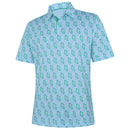 Galvin Green Ltd Collection Martinez Polo Shirt - Crystal Blue/Green