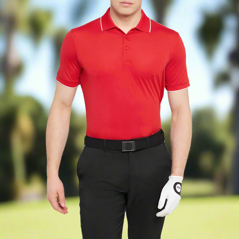 Galvin Green Marty Polo Shirt - Red