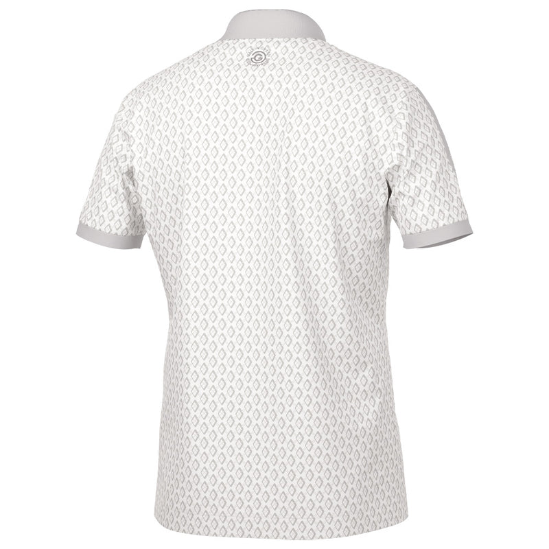 Galvin Green Maxwell Polo Shirt - Cool Grey/White