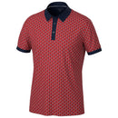 Galvin Green Maxwell Polo Shirt - Red/Navy